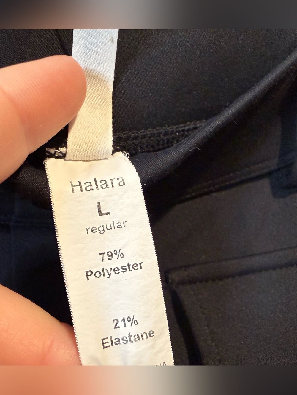 Halara High Waisted Button Pocket Wide Leg Work Pants - Picture 7 of 7